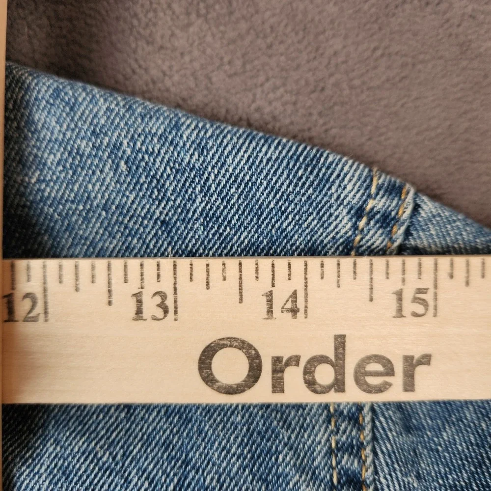 Levis Denim Trucker Jacket Youth Girls XL‎ Blue Jean Button Up